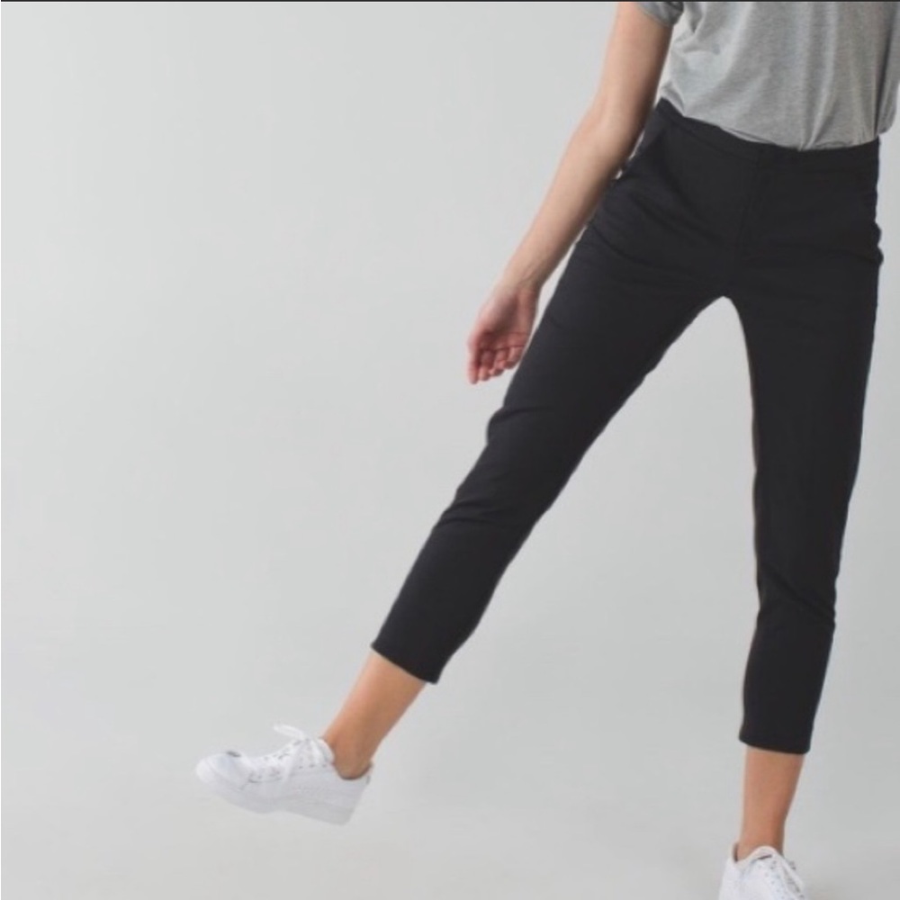 Lululemon City Trek Trouser - black- size 8